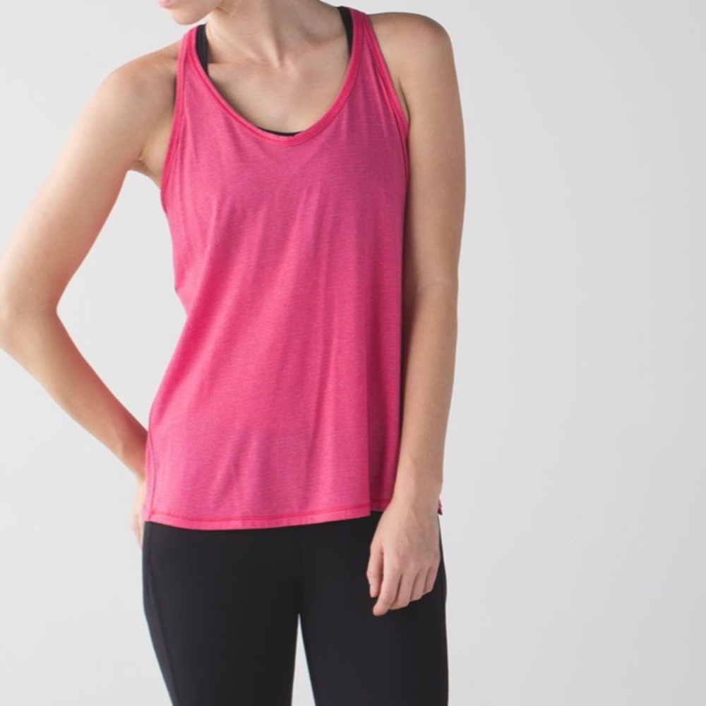 Lululemon Sweat It Out Racerback Tank - Pink